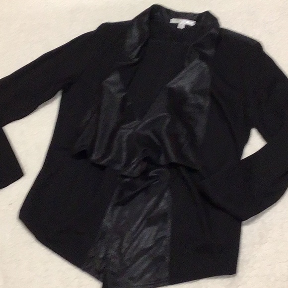 CAbi OWENS WATERFALL FAUX LEATHER JACKET MED - Picture 3 of 12